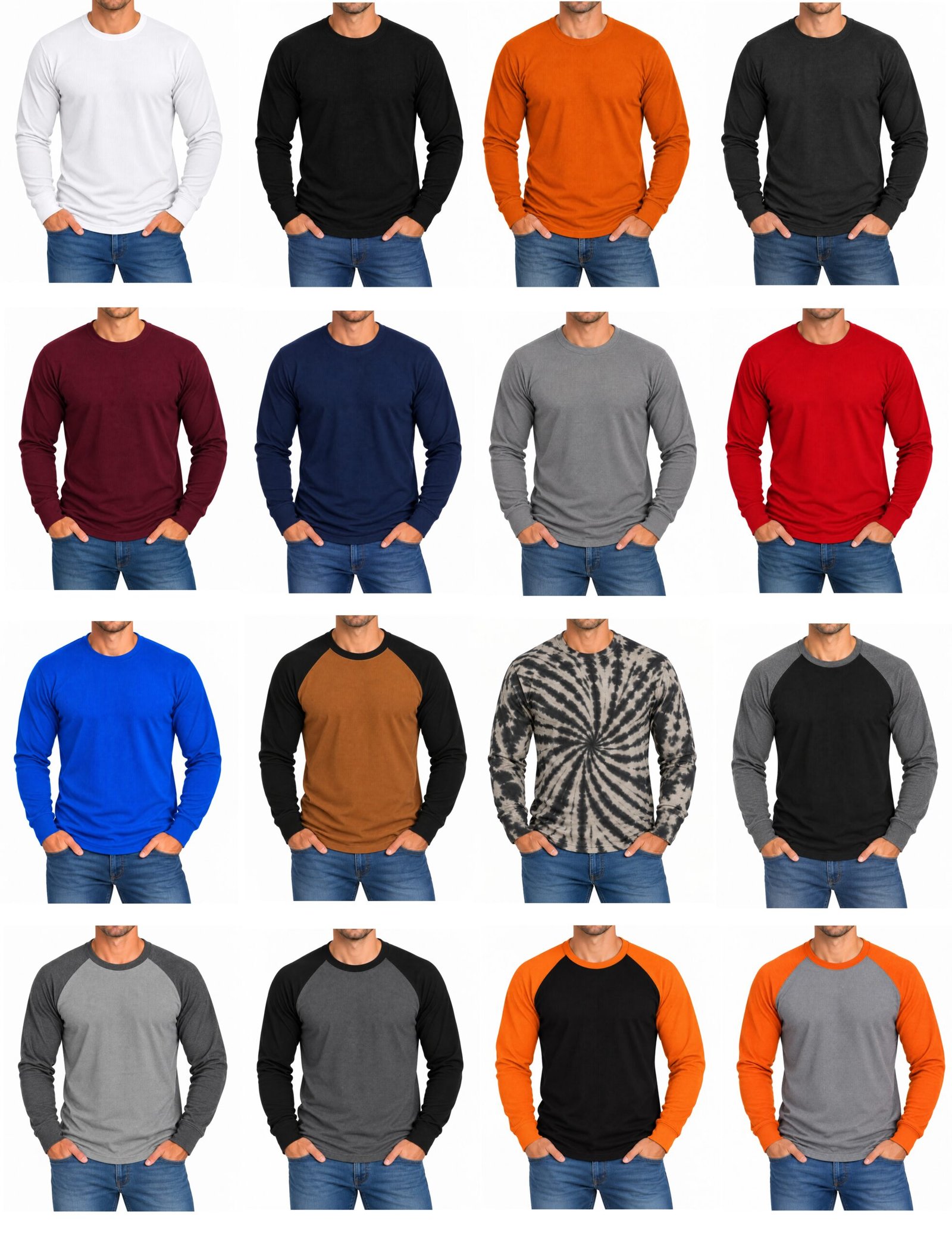Styllion Men's Thermal Shirt - Big and Tall - Heavy Weight
