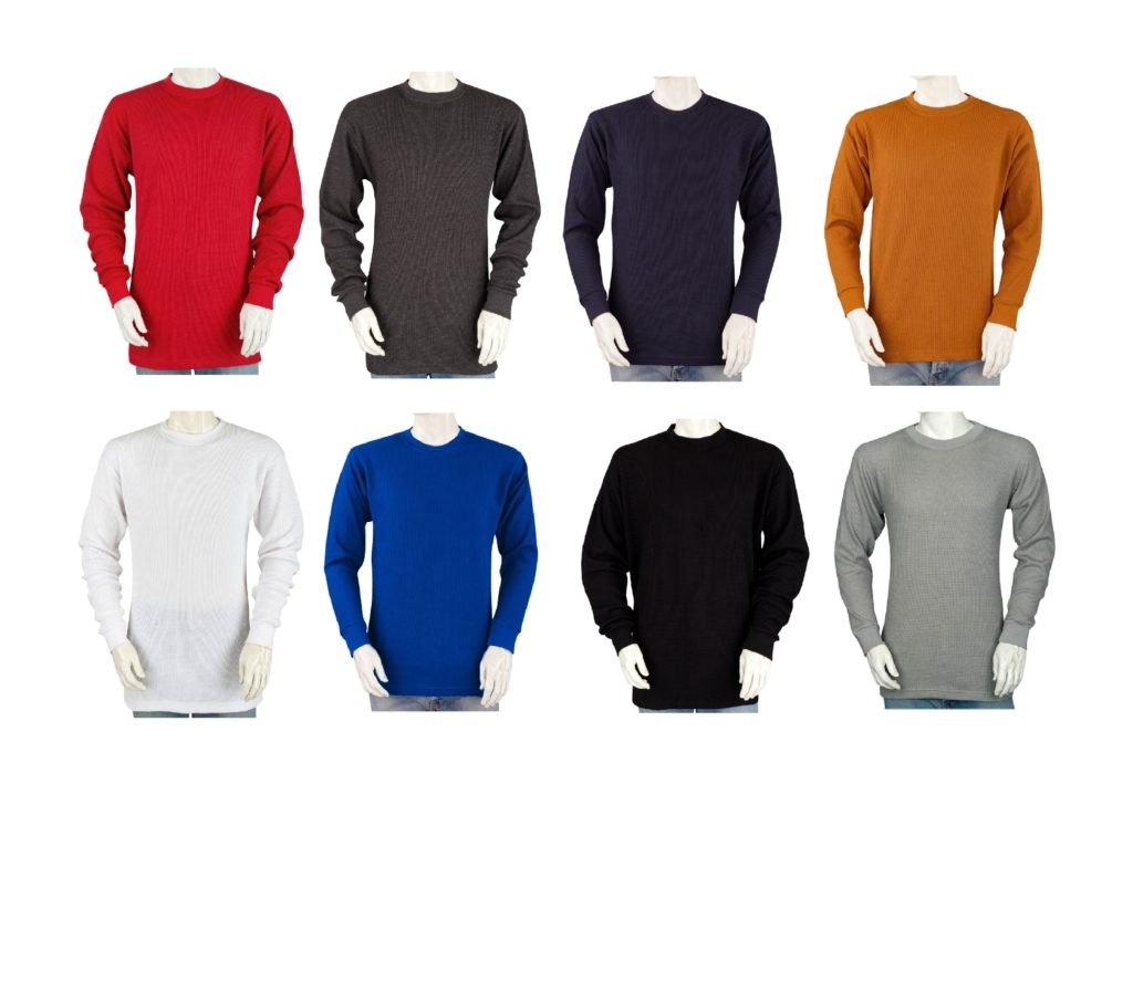 Mens T Shirt Hoodie, Long sleeve - Big and Tall - Light Weight (5 oz)