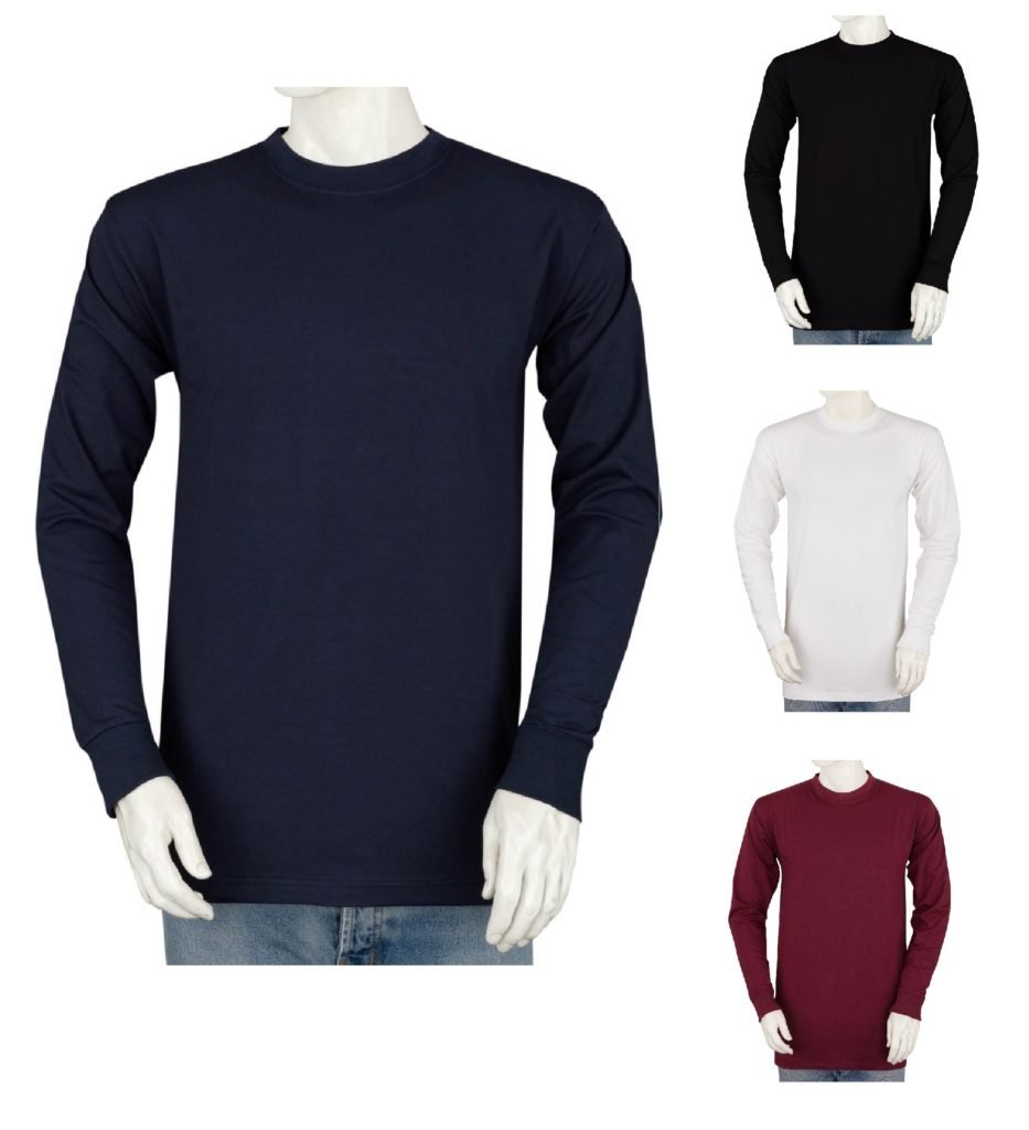 Mens Big and Tall Shirts Long Sleeve Navy